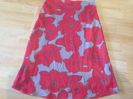 Kvetovana sukna, h&m,36