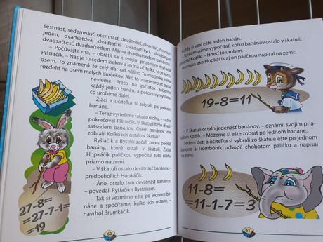 Kniha rozprávkové počítanie,