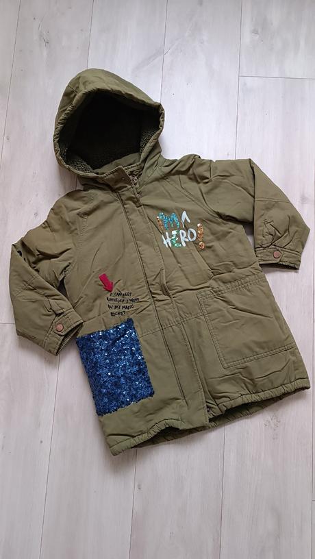 Zimná bunda parka, zara,128
