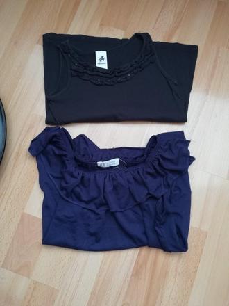 Trička bez rukávov - 2ks, h&m,122