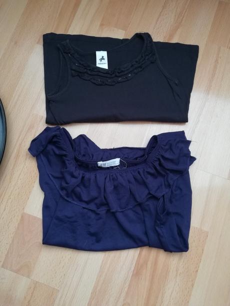 Trička bez rukávov - 2ks, h&m,122