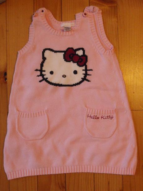 Šaty s hello kitty - pre 12-18m., h&m,86