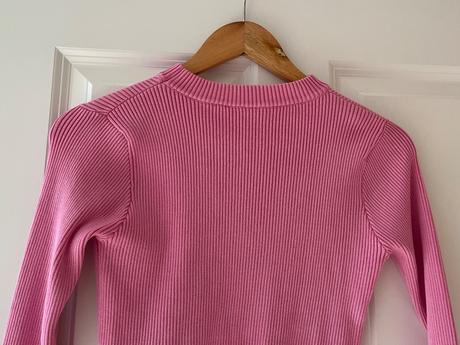 Ružový komplet nohavice a top, xs/s, xs