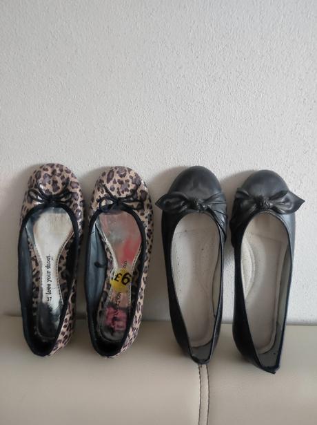 4 x balerínky  raz obuté, 37