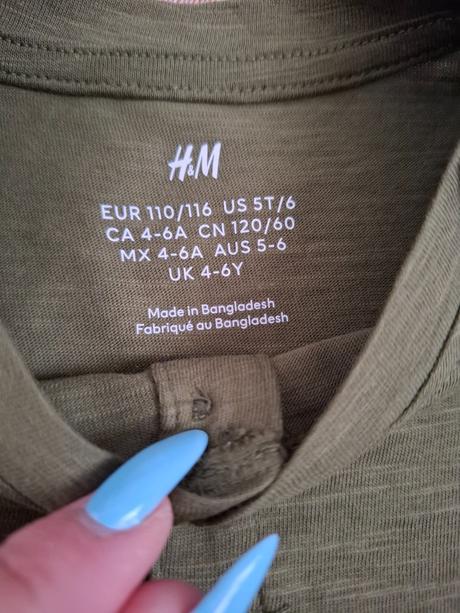 Trička h&m, h&m,116