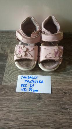 Sandalky protetika vhodne na donosenie vel.21, protetika,21