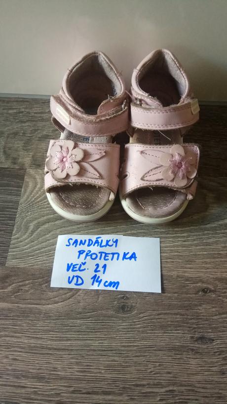 Sandalky protetika vhodne na donosenie vel.21, protetika,21