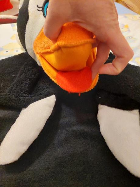 Pinguin hrejiva teplá deka/manuska 2v1 (100x80cm),