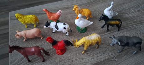 Zvieratká na farme, 12 ks, 