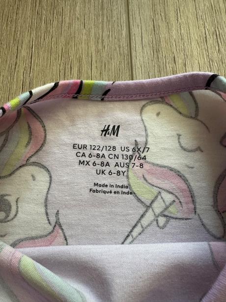 Tričko unicorn h&m 122/128, h&m,128