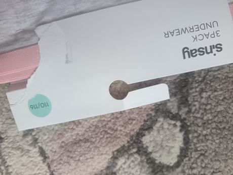 Nové spodné prádlo, sinsay,116