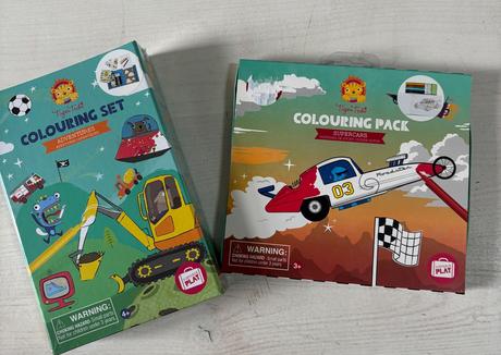 Tiger tribe set na malovanie pre chalanov,