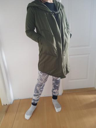 Predĺžená mikina, l