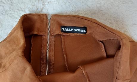 Skladaná mini sukňa, tally weijl,s