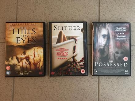 Dvd horory v anglictine, 