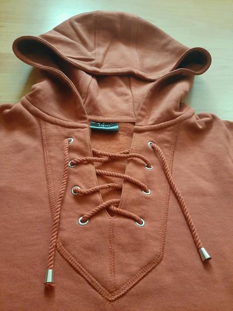 Mikina tehlovej farby bonprix, bonprix,34