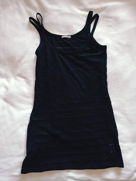 Čierne tričko bez rukávov intimissimi, intimissimi,s