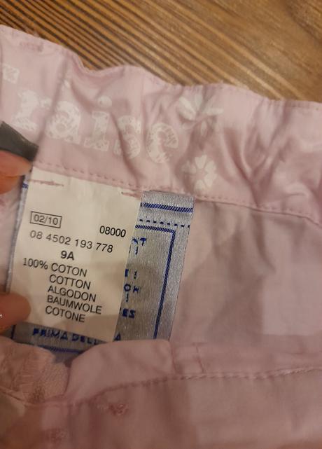 Letné svetlo ružové nohavice, 134