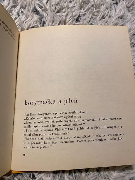 Krásna stará retro rozprávka kamenné kanoe 1969,