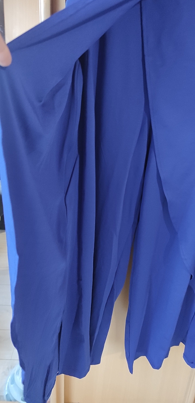 Modrý elegantný overal m, m