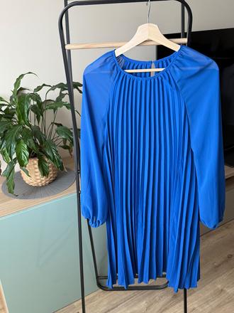 Šaty - nenosené, padavé, voľný strih, 36