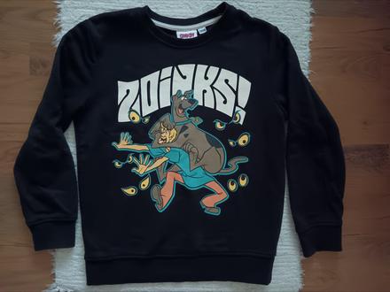 Čierna scooby doo mikina, 134