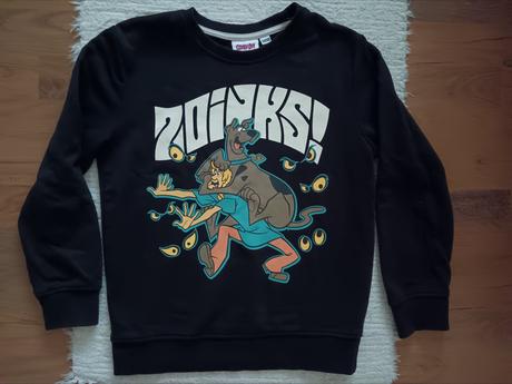 Čierna scooby doo mikina, 134