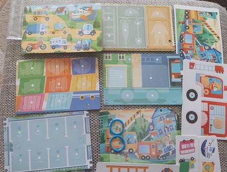 Kniha na suchy zips - vozidla, 