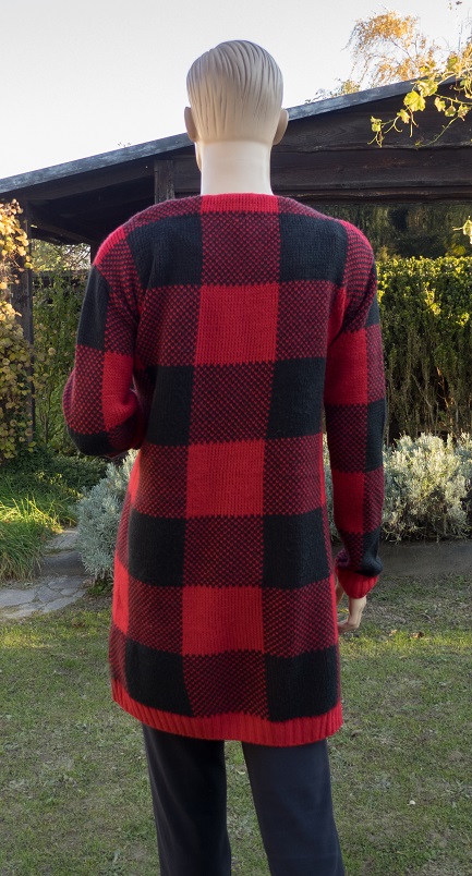 Predĺžený kardigán, s