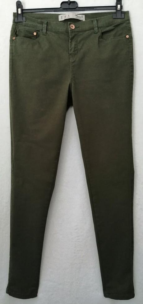 Pekné elastické nohavice, denim co,38