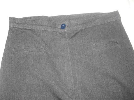 Čierne dámske elastické nohavice, veľkosť l, l