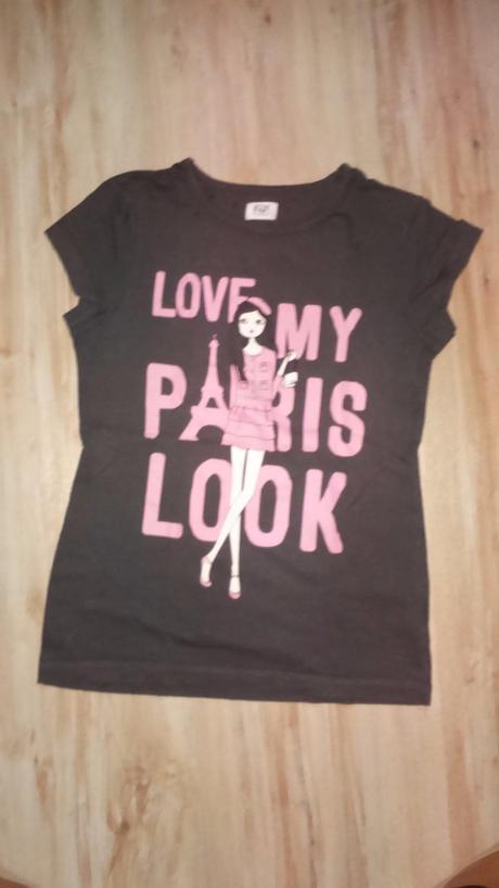 Dievčenské tričko s kr.rukávom - 140, f&f,140