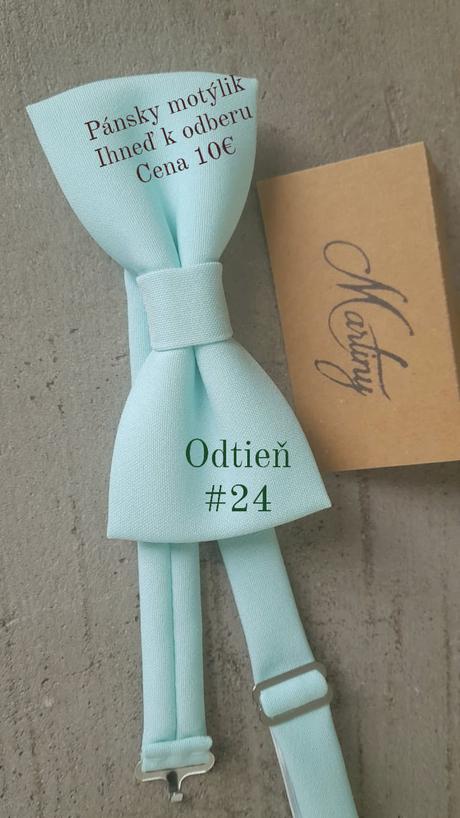 Pánsky mentolový motýlik, 