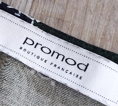 Tmavozelené vzorované šaty promod, promod,40