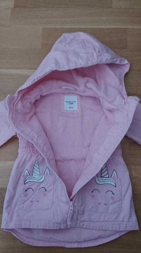 Tenká ružová bunda, sinsay,80