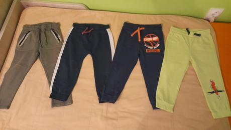 Teplaky bavlnene, 4ks, pepco,98