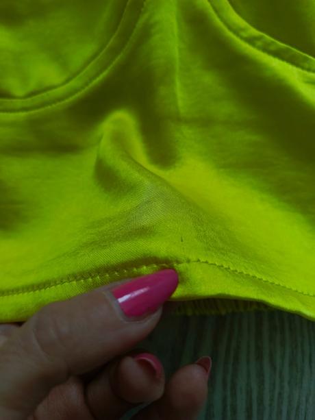 Saténovy crop top, new yorker,32