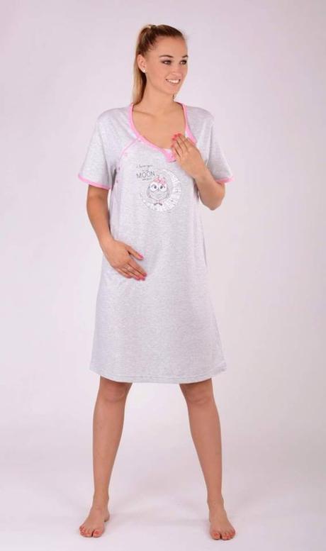 Materská nočná košieľka na kojenie, l / m / s / xl / xxl