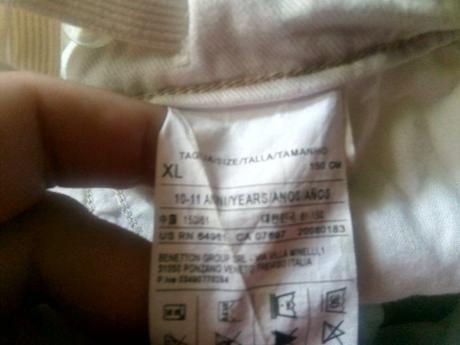 Dievcenske kratasy, benetton,146