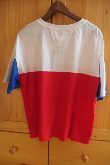 Tommy hilfiger original peckove,krasne,top tricko, tommy hilfiger,l / m / xl