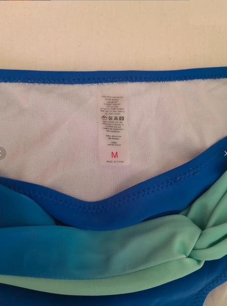 Krásne modro-zelené plavky, h&m,38
