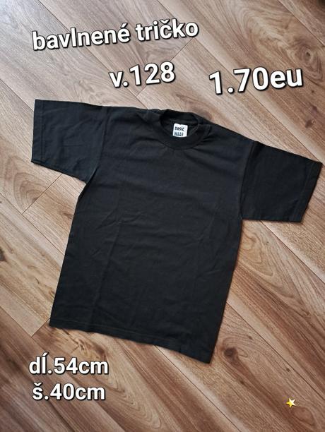 Bavlnené tričko, 128