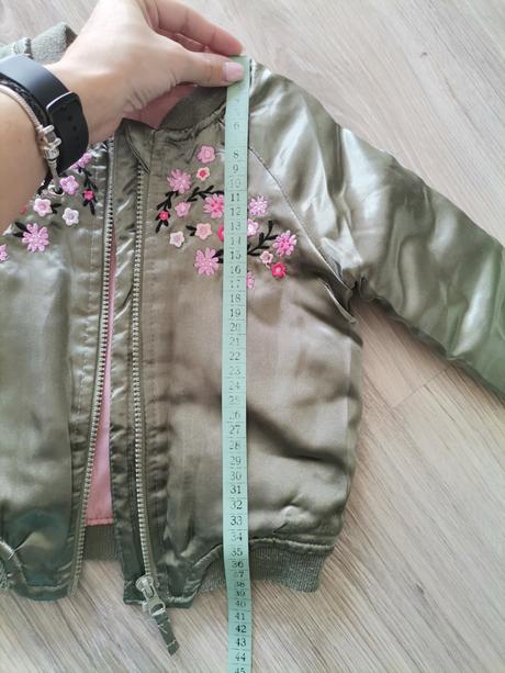 Dievčenska zelená bunda bombera, pepco,86