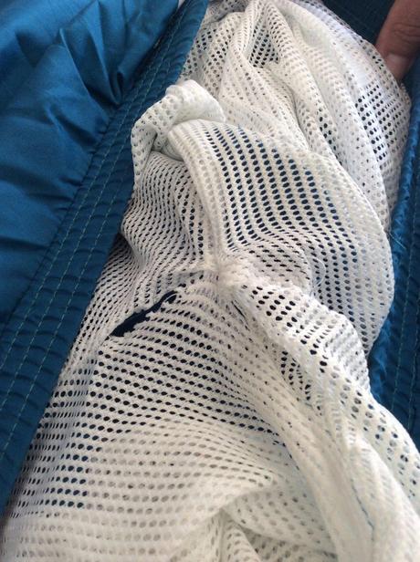 Šušťaky podšité sieťkou, xl