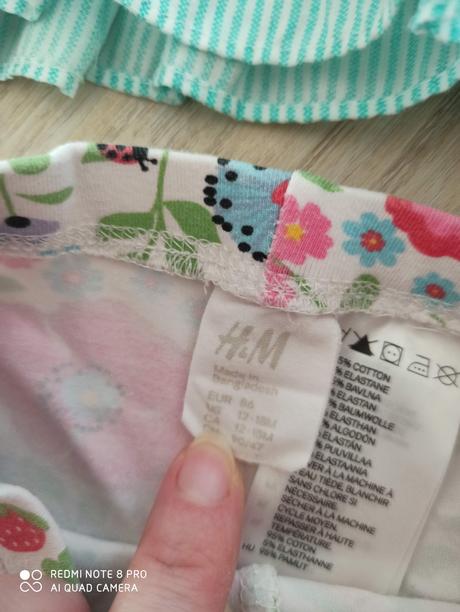 Šaty a leginky pre dievčatko, 74