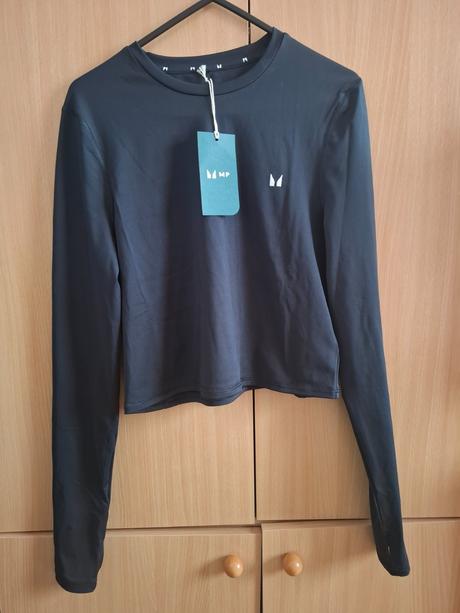 Priliehavé skrátené športové tričko mp, m