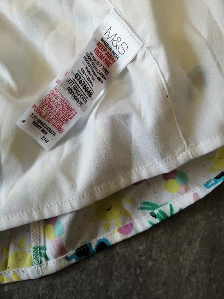 Ľahké svieže šaty mas v122, 6-7 r., marks & spencer,122