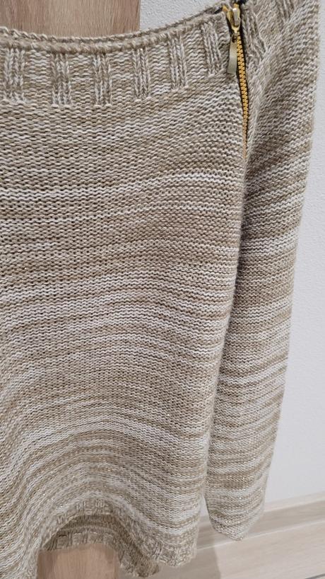 Sivý melírovaný pulover, m