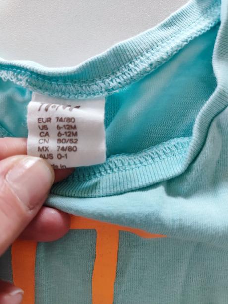 Tričko, h&m,74