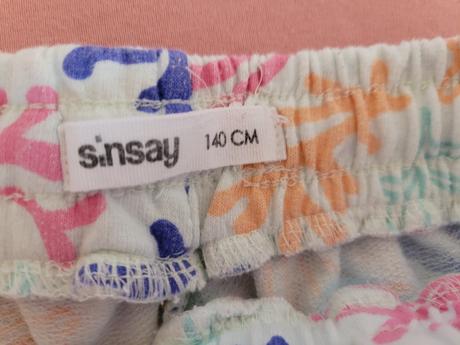 Šortky sinsay- 7ks -veľ.140- ako nové, 140